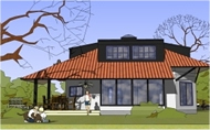 Bungalow stenhus